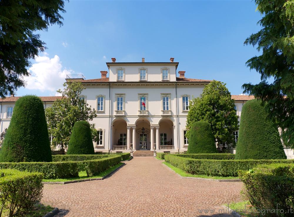 Milan (Italy) - Facade of Villa Clerici in Niguarda